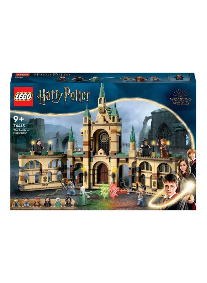 LEGO Harry Potter The Battle Of Hogwarts Building Toy Set; Gift Idea For Fans Aged 9 And Over; Features A Buildable Castle Section And 6 Minifigures To Recreate An Iconic Scene (730 Pieces) 76415