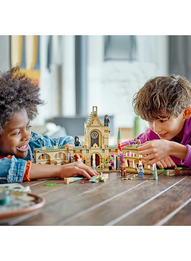 LEGO Harry Potter The Battle Of Hogwarts Building Toy Set; Gift Idea For Fans Aged 9 And Over; Features A Buildable Castle Section And 6 Minifigures To Recreate An Iconic Scene (730 Pieces) 76415