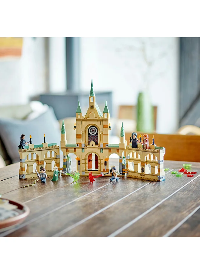LEGO Harry Potter The Battle Of Hogwarts Building Toy Set; Gift Idea For Fans Aged 9 And Over; Features A Buildable Castle Section And 6 Minifigures To Recreate An Iconic Scene (730 Pieces) 76415