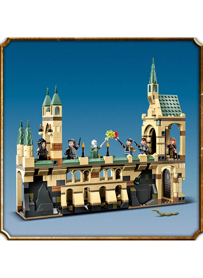 LEGO Harry Potter The Battle Of Hogwarts Building Toy Set; Gift Idea For Fans Aged 9 And Over; Features A Buildable Castle Section And 6 Minifigures To Recreate An Iconic Scene (730 Pieces) 76415