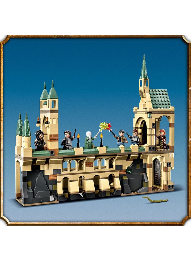 Harry Potter The Battle Of Hogwarts Building Toy Set; Gift Idea For Fans Aged 9 And Over; Features A Buildable Castle Section And 6 Minifigures To Recreate An Iconic Scene (730 Pieces) 76415
