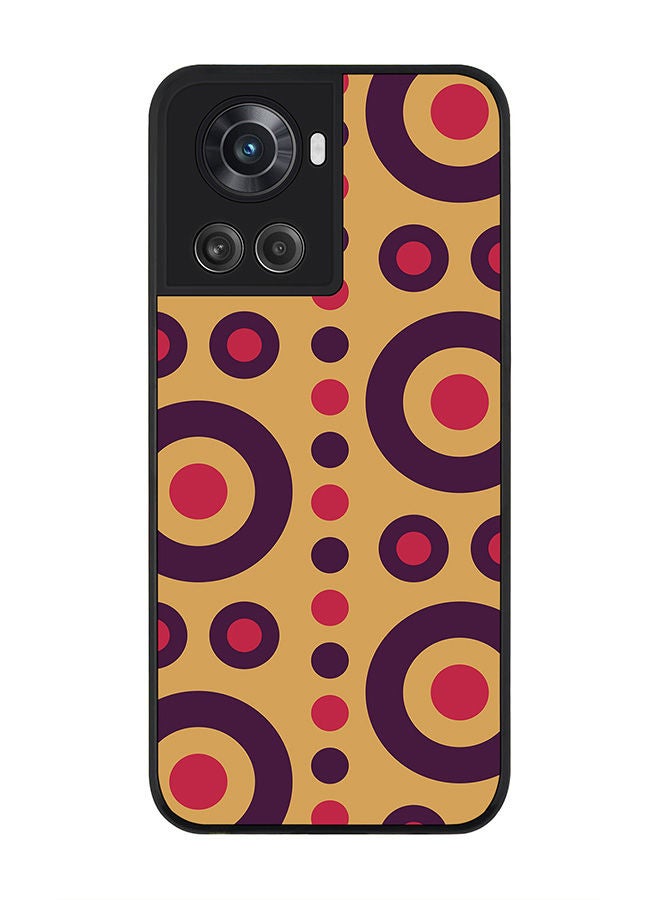 Stylizedd Rugged Black edge case for OnePlus 10R 5G/OnePlus Ace 5G Slim fit Soft Case Flexible Rubber Edges Anti Drop TPU Gel Thin Cover - Bull's Eye - Image 1