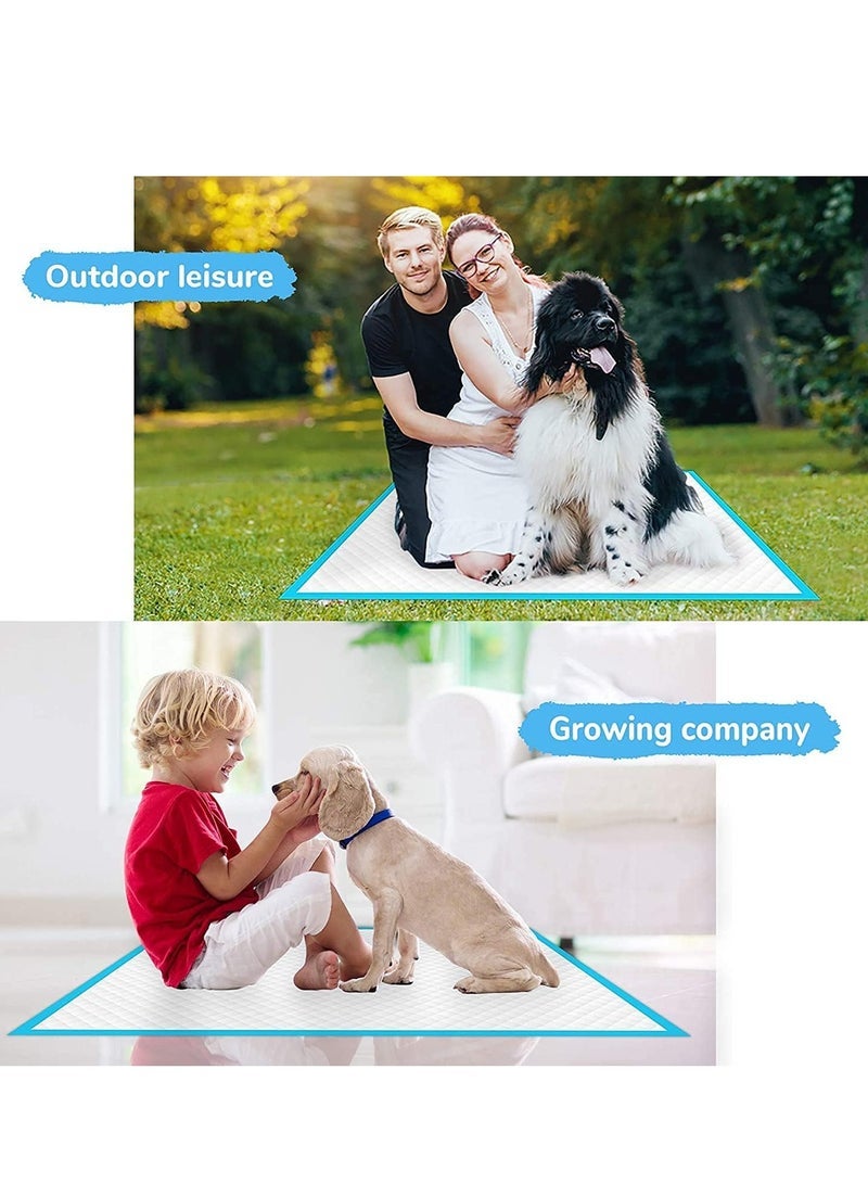 TYCOM dog and puppy training pads 100pcs disposable dog pee pads ultra absorbent leak proof pet underpads dry quickly pee pad for dog cats rabbits or other house training pets 33 45 cm - Image 3