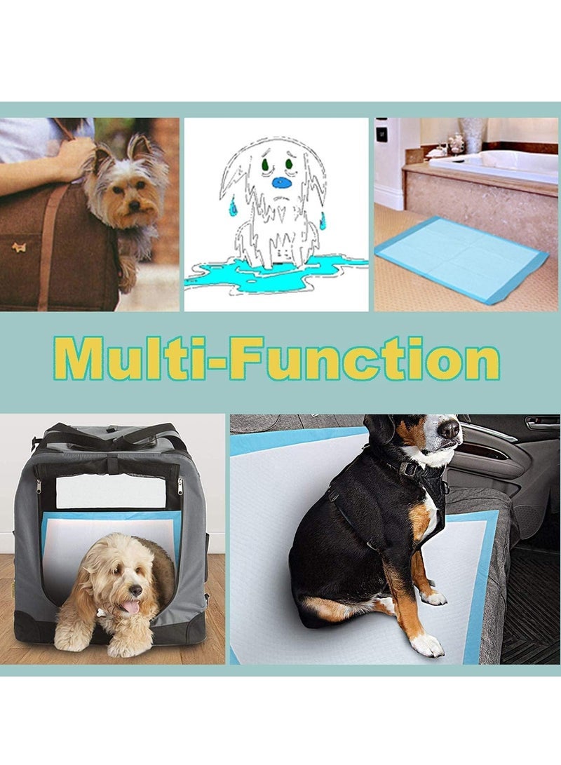 TYCOM dog and puppy training pads 100pcs disposable dog pee pads ultra absorbent leak proof pet underpads dry quickly pee pad for dog cats rabbits or other house training pets 33 45 cm - Image 4