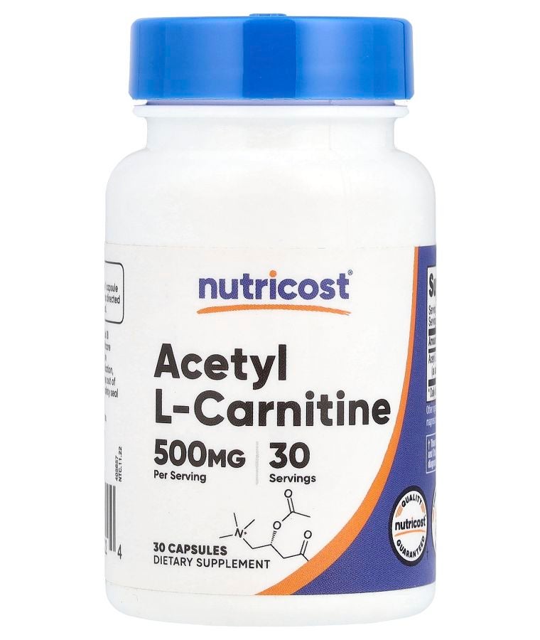 Acetyl L-Carnitine 500 mg 30 Capsules
