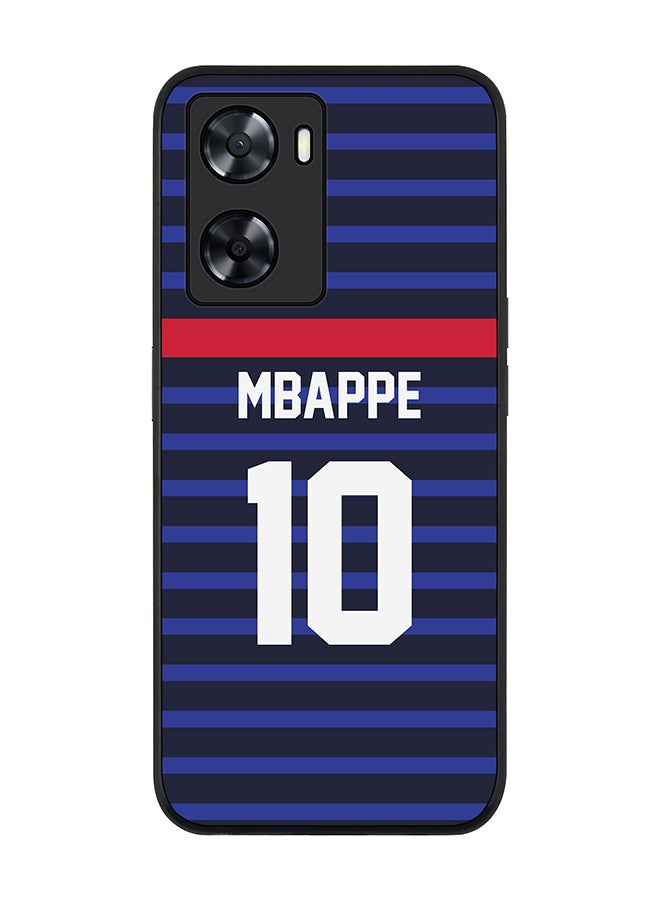 Stylizedd Rugged Black edge case for OnePlus Nord N20 SE Slim fit Soft Case Flexible Rubber Edges Anti Drop TPU Gel Thin Cover - Football Team - France Player Name - Mbappe - Image 1