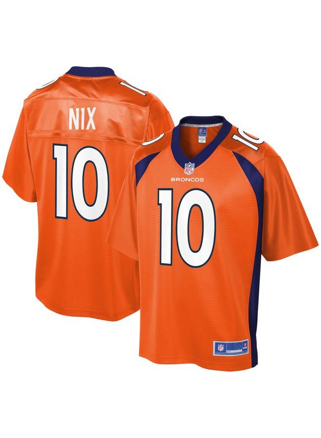 NFL PRO LINE Men's Bo Nix Denver Broncos Orange Pro Line Jersey, Orange, 3XL - Image 1
