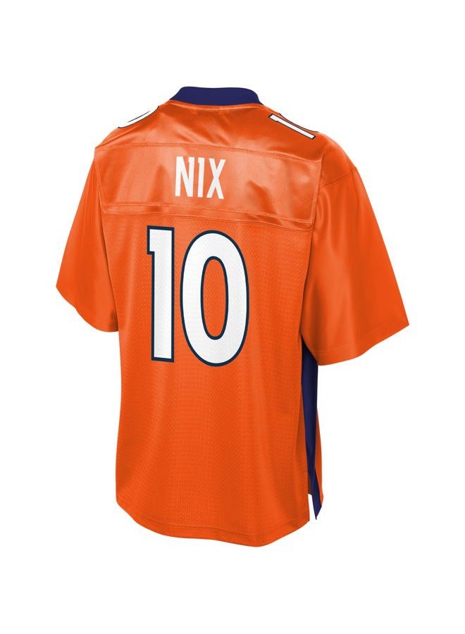 NFL PRO LINE Men's Bo Nix Denver Broncos Orange Pro Line Jersey, Orange, 3XL - Image 3