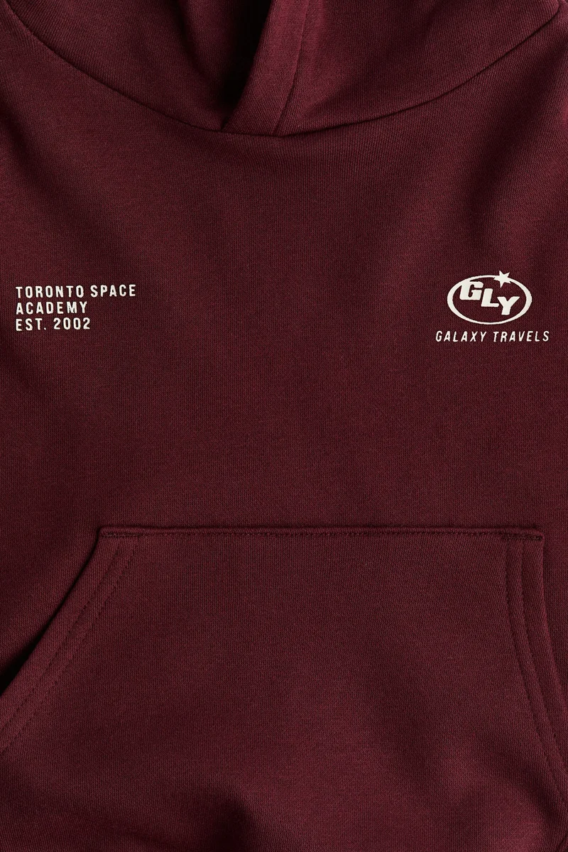 H&M Print-detail hoodie