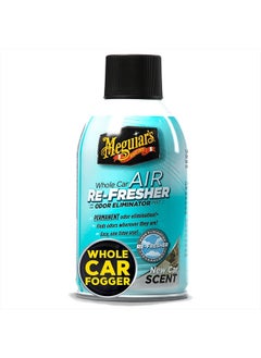 Meguiars Whole Car Air Re-Fresher Odor Eliminator Mist - New Car Scent - Revitalize Your Car This Holiday Season and Permanently Remove Lingering Odors, 2 Oz Aerosol  - Image 1