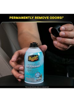 Meguiars Whole Car Air Re-Fresher Odor Eliminator Mist - New Car Scent - Revitalize Your Car This Holiday Season and Permanently Remove Lingering Odors, 2 Oz Aerosol  - Image 2