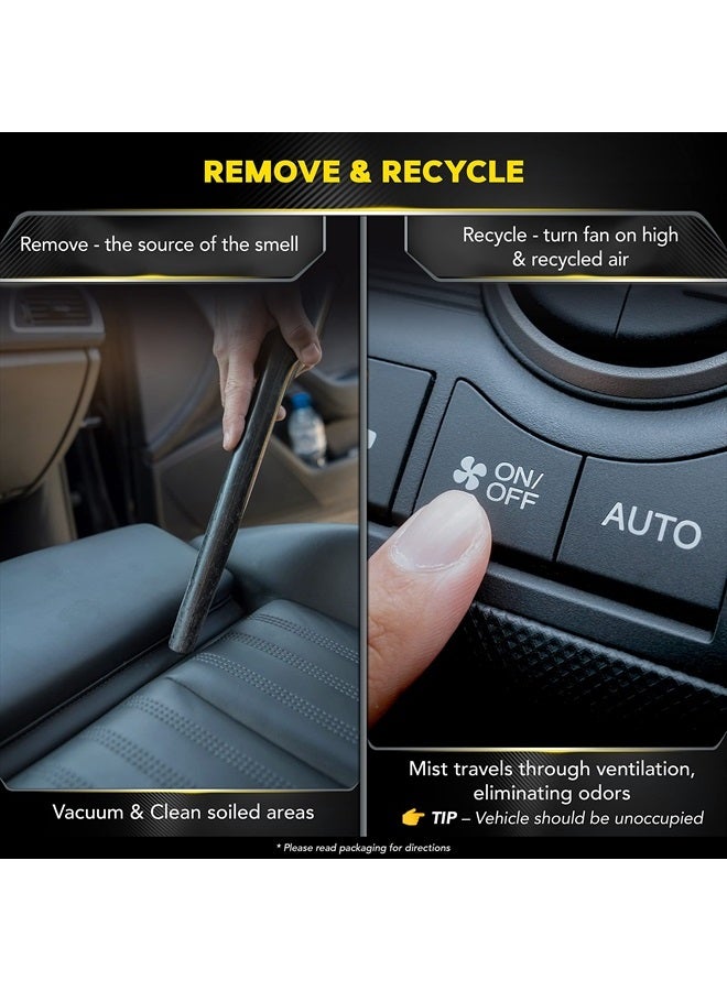 Meguiars Whole Car Air Re-Fresher Odor Eliminator Mist - New Car Scent - Revitalize Your Car This Holiday Season and Permanently Remove Lingering Odors, 2 Oz Aerosol - Image 4