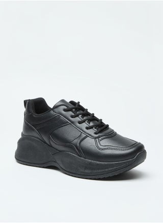 Panelled Sneakers with Lace-up Closure - pzsku/Z67BA8643B7FEBF61DAD6Z/45/_/1720620188/2fd2abe8-be7d-487d-b917-fc8190036a47