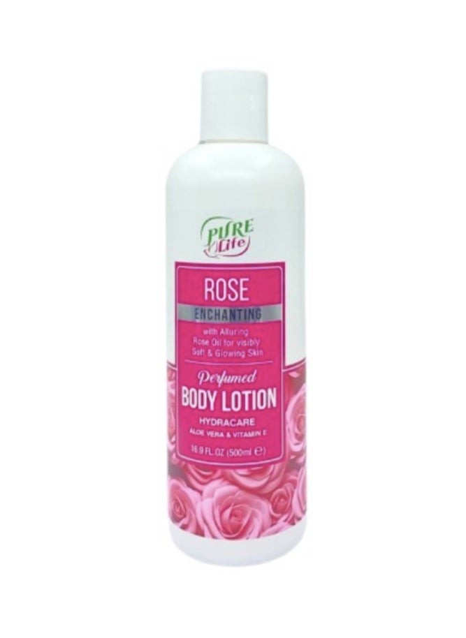 Pure Life - Body lotion with rose scent, - Image 1