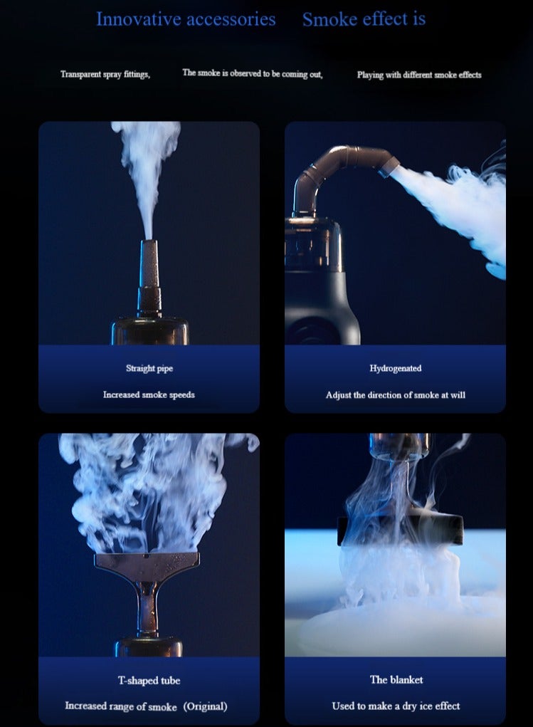 Alyashmac Fog Machine, Photography Fog Effect, Portable Fog Maker, with Remote Control Fogger Machine, for Video Shoot and Parties - Image 3