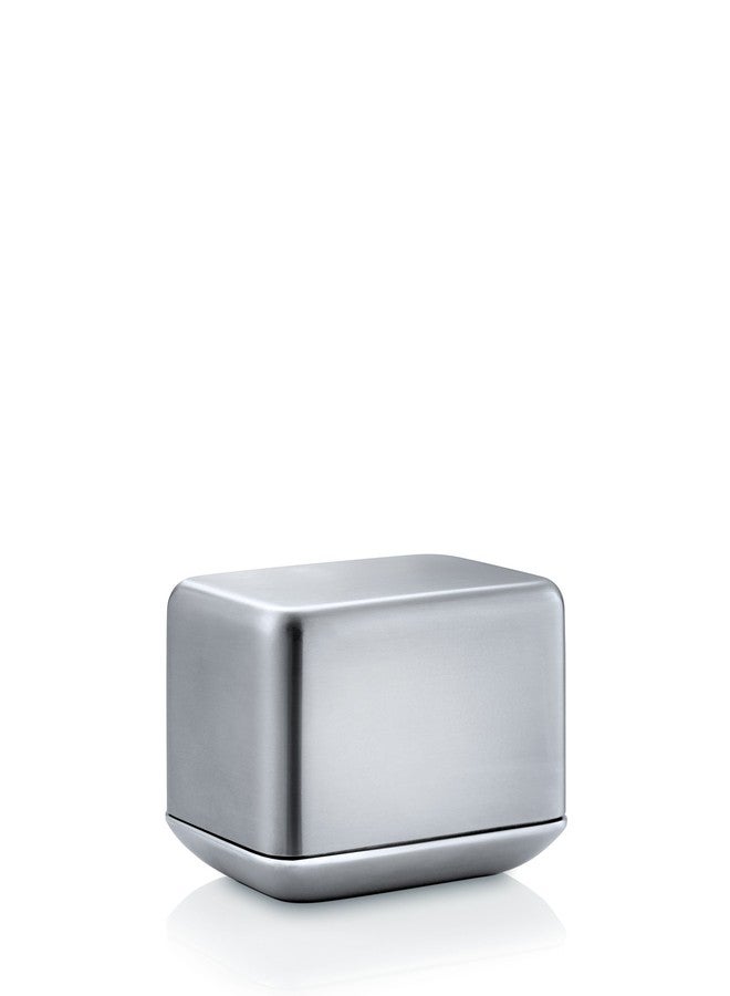 Blomus Basic Stainless Steel Butter Dish, Small - Image 1