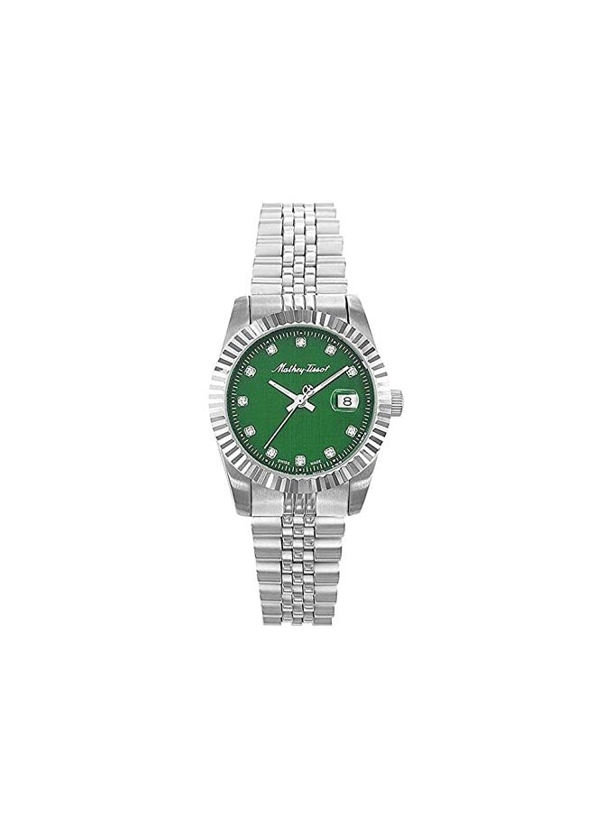 Mathy III Analog Green Dial Women Watch Silver Strap - D810AV - pzsku/Z67BAE9208028129104F6Z/45/_/1733990322/0d6ee97c-2b09-456a-af9f-e496cf14a7d9