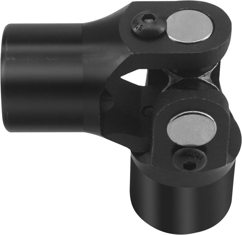 RABROPAR Single Steering Shaft Universal U Joint Coupling 3/4" Round x 3/4" Smooth Round Black - Image 4