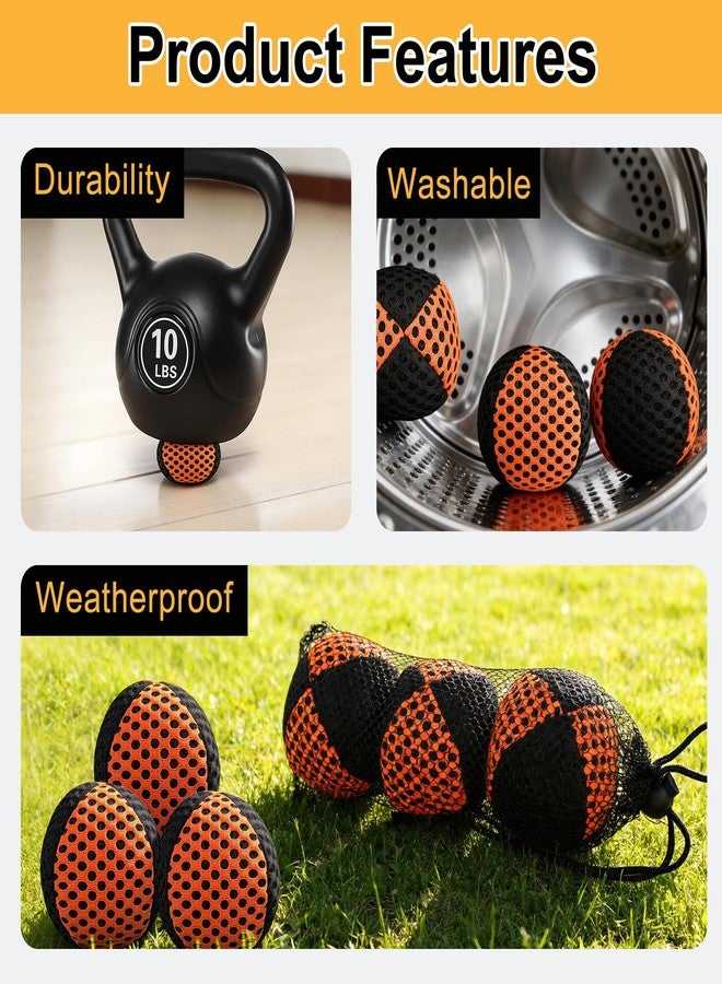 Hokoad 6 Packs Juggling Balls for Beginners and Professional, Weighted Juggle Balls with 2 Storage Bags, Juggling Bean Bags for Developing Learning Juggle Skills, Relaxing (Black Orange, 4.2 oz) - Image 3