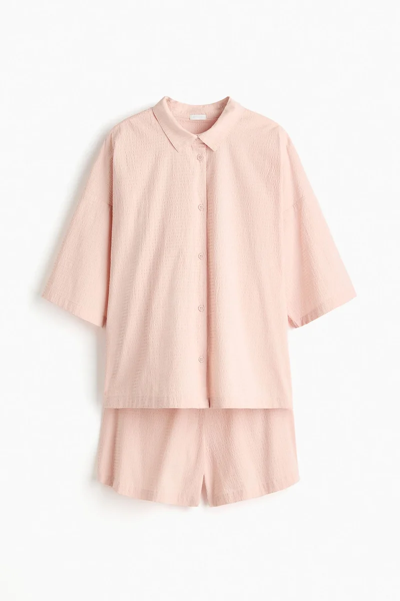 H&M Cotton seersucker pyjamas