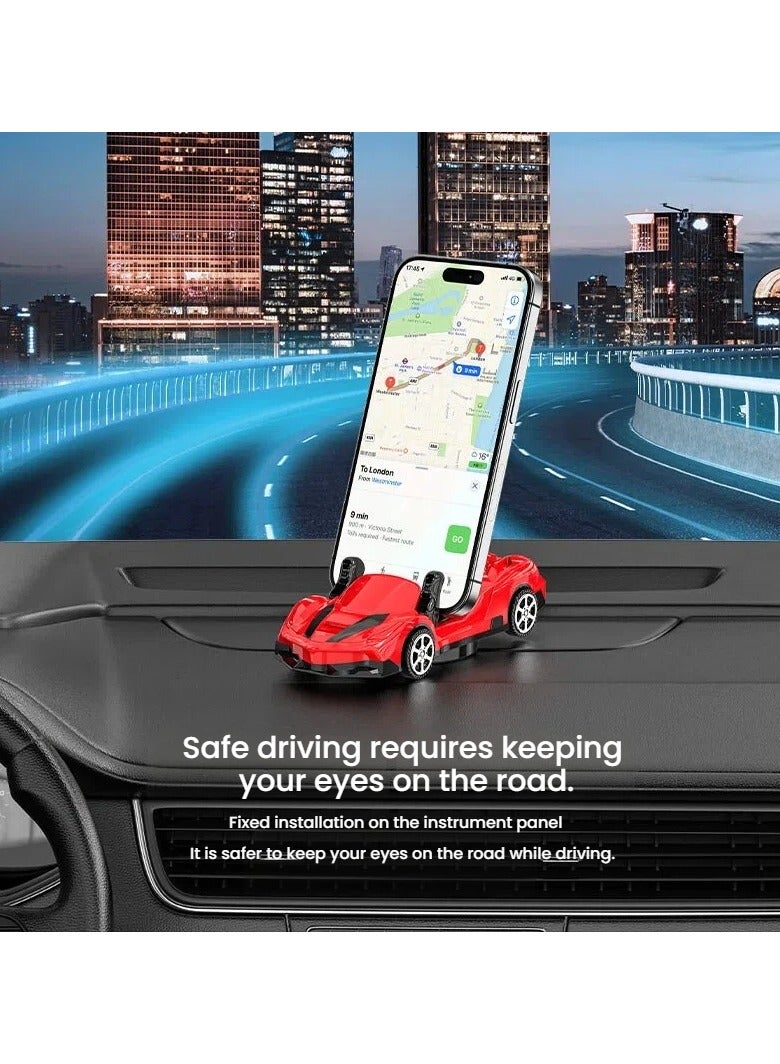 general Car Dashboard Phone Holder Car Central Console Decorative Rotating Navigation Stand - Image 3