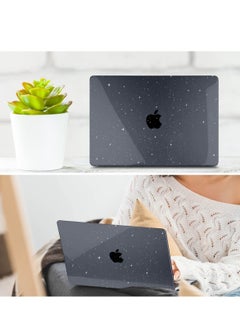 Generic حافظة صلبة 3 في 1 متوافقة مع جهاز MacBook Air مقاس 15 بوصة إصدار 2024 شريحة A3114 M3 وشريحة إصدار 2023 A2941 M2، حافظة صلبة بلاستيكية لامعة لامعة + غطاء لوحة مفاتيح + واقي شاشة  - Image 3