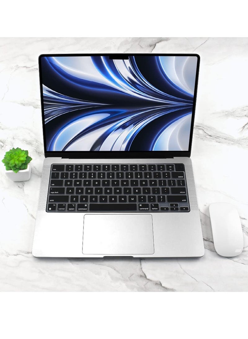 3 in 1 Hard Case Compatible with MacBook Air 15 inch 2025 Release A3241 M4 Chip/2024 Release A3114 M3 Chip/2023 Release A2941 M2 Chip, Sparkly Glitter Plastic Hard Shell Case + Keyboard Cover + Screen Protector - Image 2