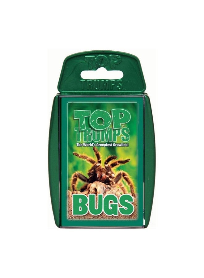Top Trumps Top Trumps Bugs Classic Card Game, learn facts about the Black Widow, furry Tarantula, Praying Mantis and the Ladybird in this educational pack, gift and toy for boys and girls aged 6 plus - Image 1