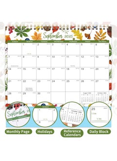 Artfan 2025 Desk Calendar - Desk Calendar 2025, Jan. 2025 - Dec. 2025, Standing Flip 2025 Desktop Calendar, 9.8" X 8.3", 2025 Desk Calendar With Julian Date  - Image 3