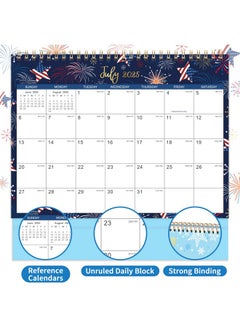 Artfan 2025 Desk Calendar - Desk Calendar 2025, Jan. 2025 - Dec. 2025, Standing Flip 2025 Desktop Calendar, 9.8" X 8.3", 2025 Desk Calendar With Julian Date  - Image 2