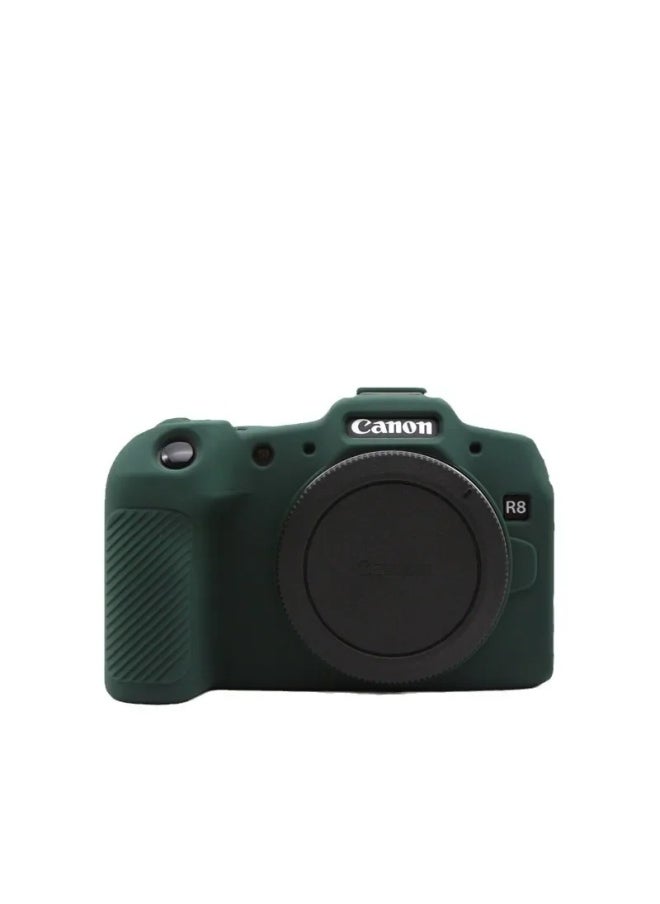 Generic Silicone Soft Shell Camera Bag Protective Photography Case For Canon EOS R8 Camera Bag Durable Carryall Pouch With Shoulder Stra-Color:Brown  - Image 5
