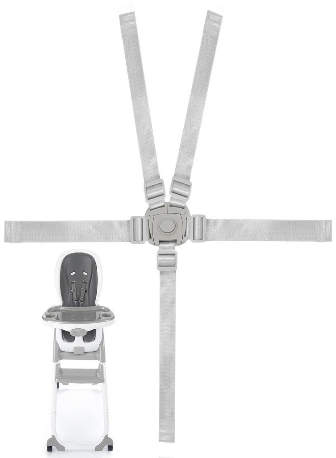 XZESH High Chair Replacement Straps Compatible with Ingenuity, Highchairs Accessories, for Most 5 Point High Chairs, Adjustable Replacement High Chair Belt - Image 1