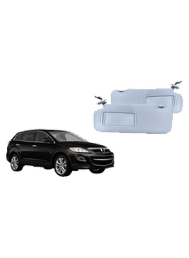 Mazda CX9 Sun Visors 2012 Left and Right Set Beige OEM Style High Quality