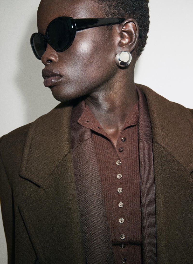 MANGO Double-breasted wool coat - Image 4