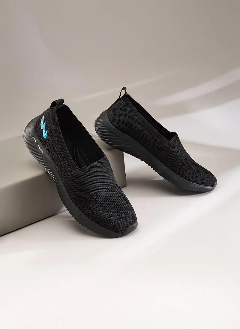Campus Black Women Board Memory Foam Slip-On Walking Shoes-Black for Women | Best Price UAE