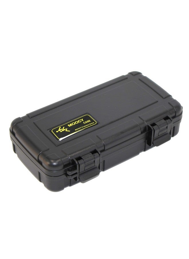 MOOCY 8" Small Hard Case With Pluck Foam Insert 8.6 X 4.9 X 1.9 Inch Watertight Padded Plastic Box Protect Tools And Glass Testing Equipment - Image 1