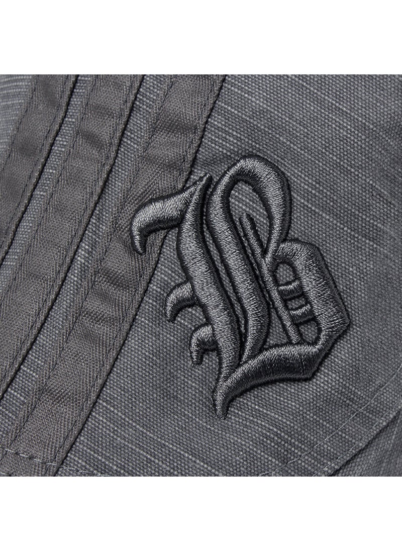 Generic - Mens Cotton Beret Letter Design Breathable Duckbill Cap Khaki - Image 1