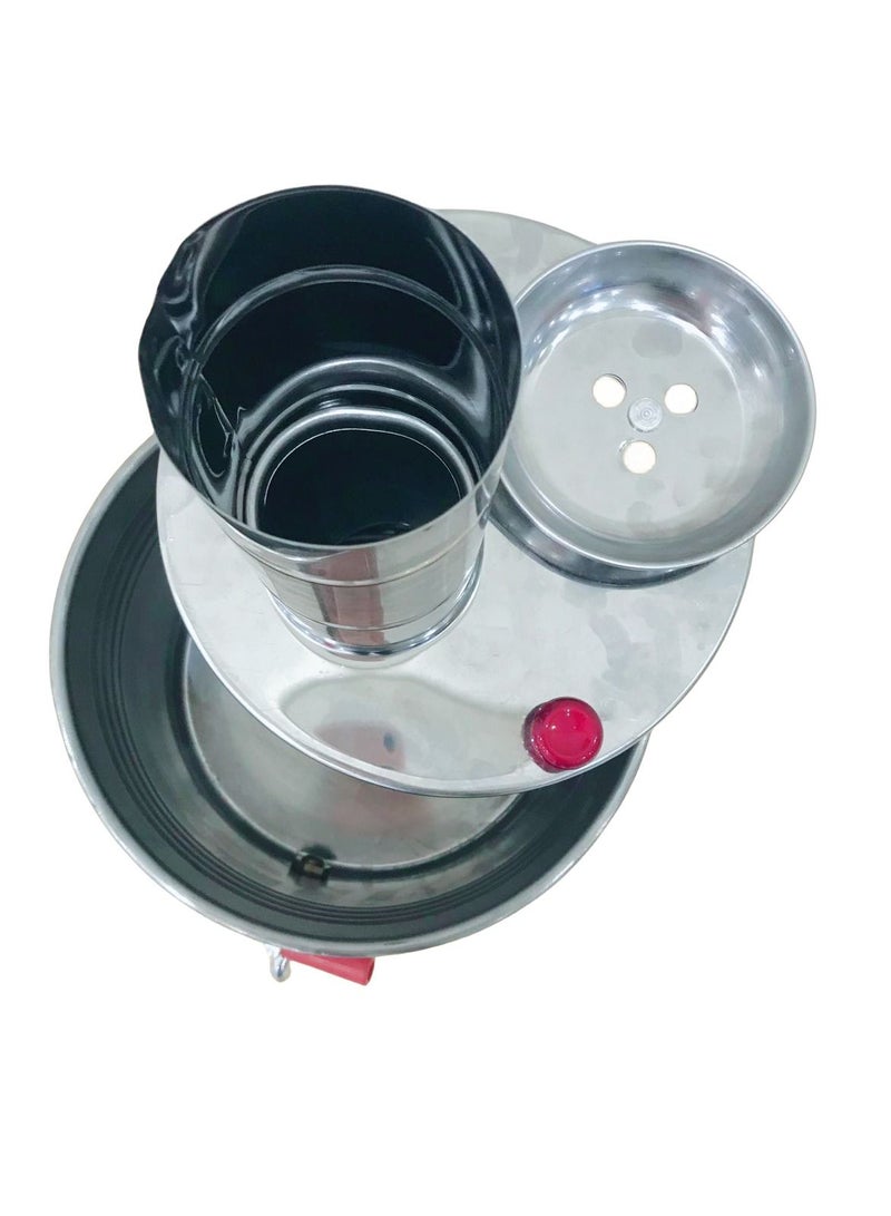 Albawadi Camping Tea Maker Samovar Tea Kettle Cooking Bucket Use Charcoal Wooden  - Image 5