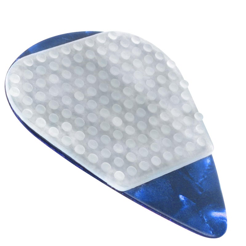 Fematin 32pcs Guitar Picks Grips, Large Silicone Soft Grips with 3 Guitar Picks, Resuable Anti slip and Self-Adhesive, Help You Holding the Guitar Pick Tightly - Image 1