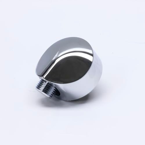 hansengroyi Shower Wall Supply Elbow for Hansgrohe 27458003 Wall Mount Shower Hose Connector 12 Water Outlet for Hansgrohe Techniflex Hand Shower Hose Chrome - Image 3
