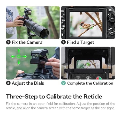 TTArtisan Dot Sight for Super-Telephoto Photography, Telephoto Focus Tracking Viewfinder Compatible with Nikon/Sony/Cannon Camera - Image 3