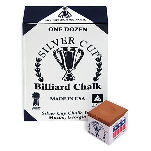SILVER CUP Billiard CHALK - ONE DOZEN (Copper) - Image 3