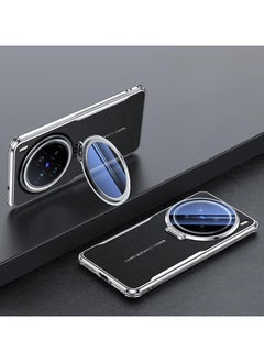 Generic The Case is compatible with vivo x200pro mini/VIVO X200 Pro/vivo x200 with camera stand, ultra-thin premium leather case with full-wrap lens film shock protection case  - Image 1