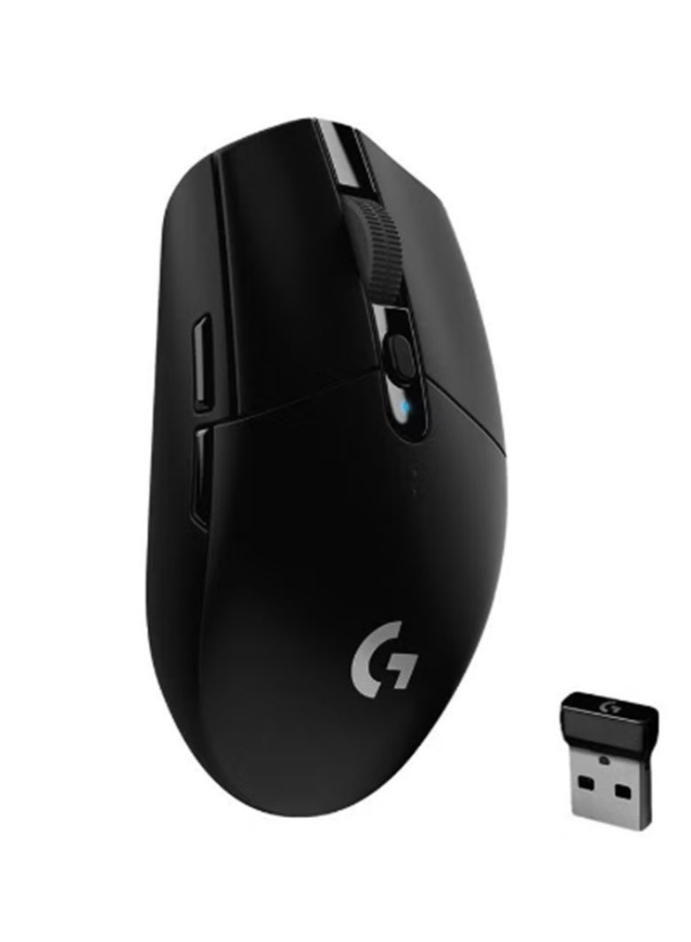 لوجيتيك Logitech G305 Lightspeed لاسلكي الألعاب الماوس ، مستشعر HERO ، 12,000 DPI ، خفيف الوزن ، 6 أزرار قابلة للبرمجة ، عمر البطارية 250 ساعة ، ذاكرة داخلية ، متوافقة مع الكمبيوتر الشخصي / Mac Black - Image 1