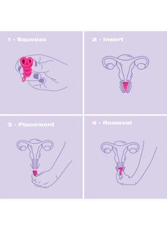 Intimina Intimina Lily Cup One - Collapsible Disposable Menstrual Cups for Beginners, Small Menstrual Cup, Period Cup for Teens  - Image 5