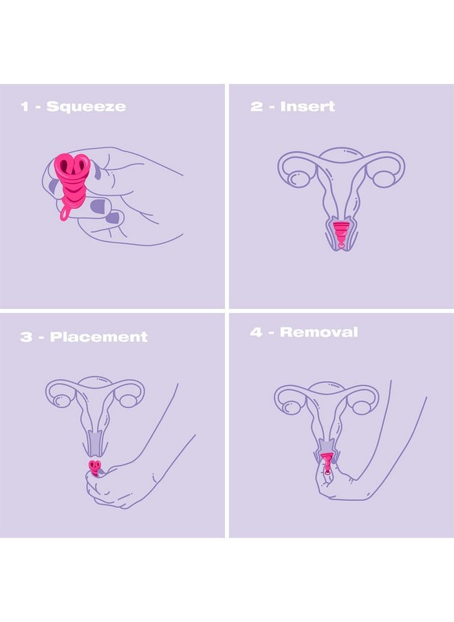 Intimina - Intimina Lily Cup One - Collapsible Disposable Menstrual Cups for Beginners, Small Menstrual Cup, Period Cup for Teens - Image 1