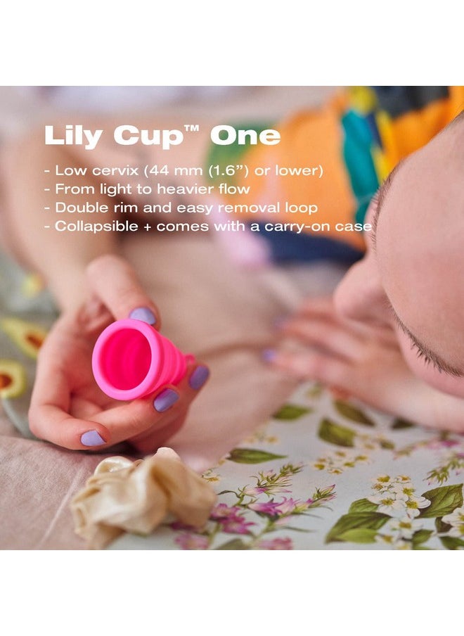 Intimina - Intimina Lily Cup One - Collapsible Disposable Menstrual Cups for Beginners, Small Menstrual Cup, Period Cup for Teens - Image 1