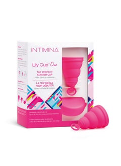 Intimina Lily Cup One - Collapsible Disposable Menstrual Cups for Beginners, Small Menstrual Cup, Period Cup for Teens