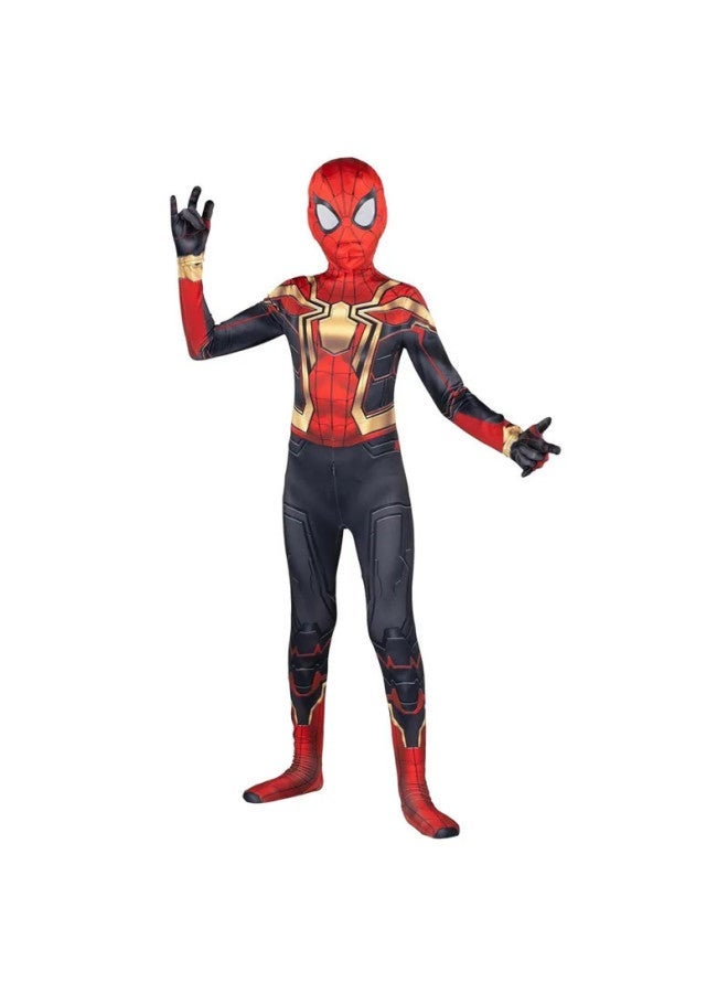 Hero Expedition Spider-Man Children's suit jumpsuit cos suit all-inclusive battle suit performance costume male - Image 1