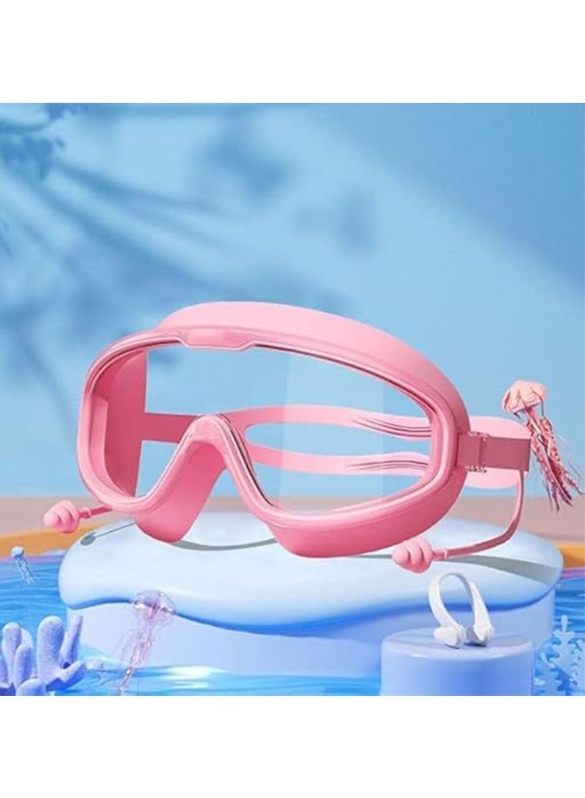 YJ Swim Goggles No Leaking Anti-Fog Pool Goggles Swimming Goggles for Adult Men Women Youth, UV Protection 180° Clear Vision Pink - Image 2